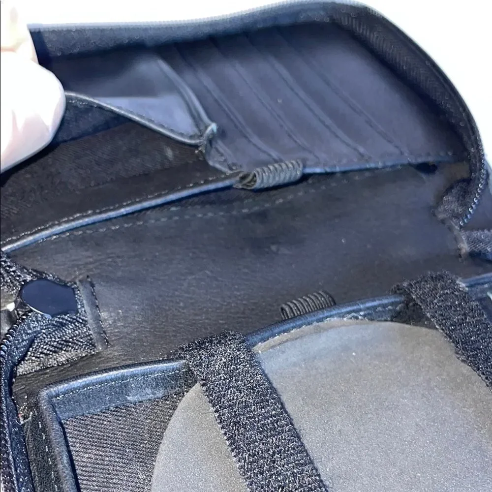 Fossil Black Leather Phone Wallet